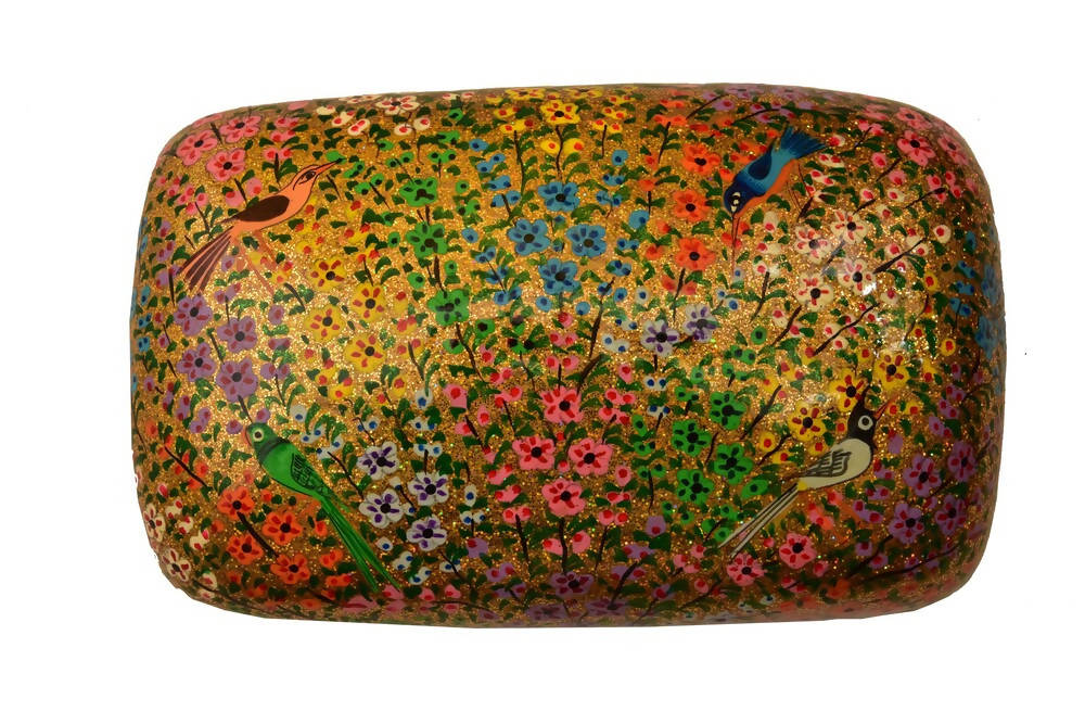 Nizalia Assorted Multicolour Chinar Oval Box - Limited Time Offer - Distacart