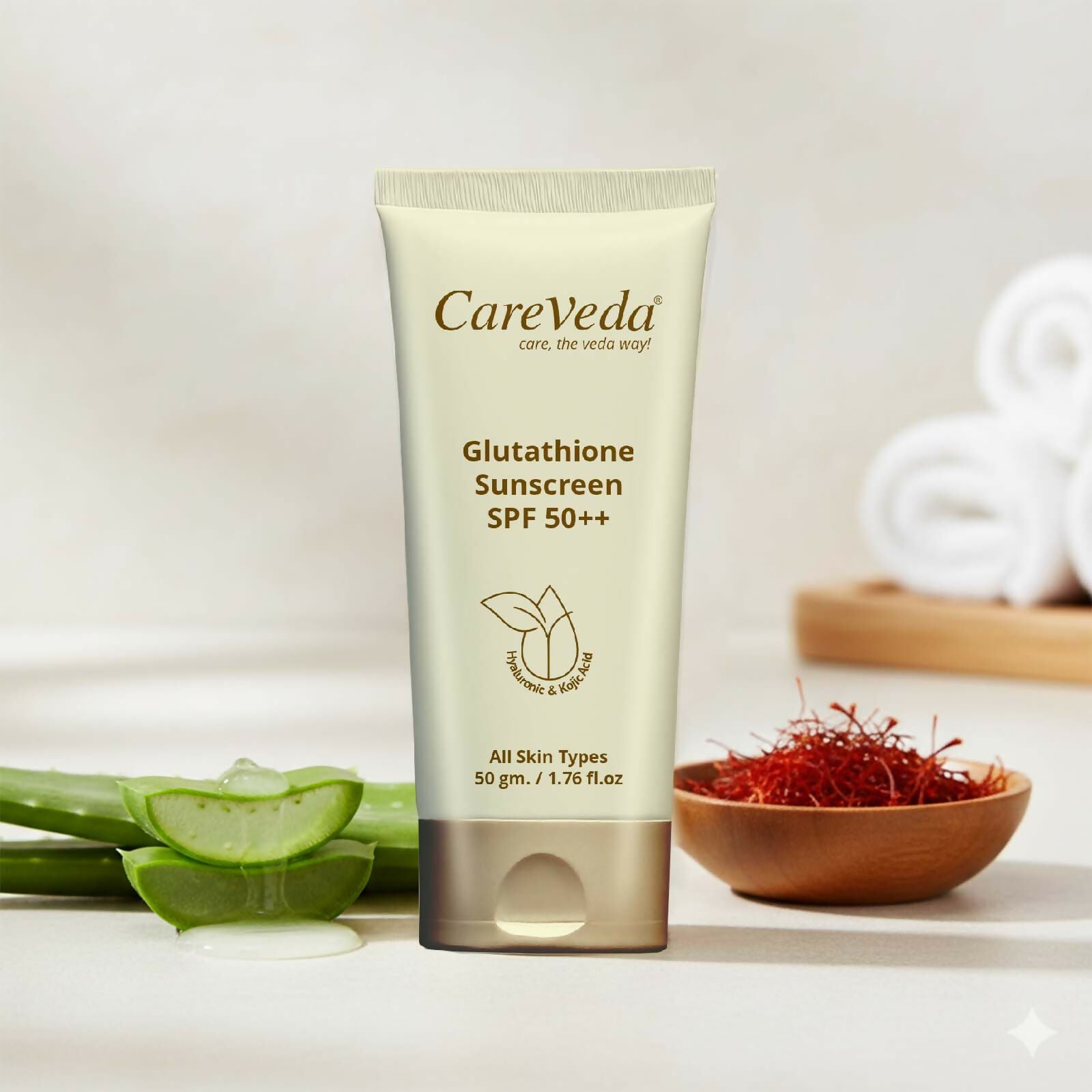 CareVeda Glutathione Sunscreen SPF 50++ - Dista
