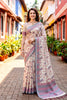 Sangam Prints Red Cotton Blend Woven Work Traditional Saree - Dista