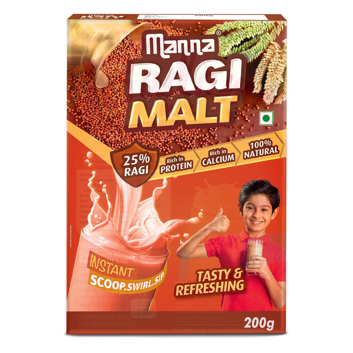 Manna Ragi Malt Drink Mix - Dista