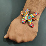 Thumbnail for Indianvibez Alphabet K Wooden Rakhi - Kids Rakhi