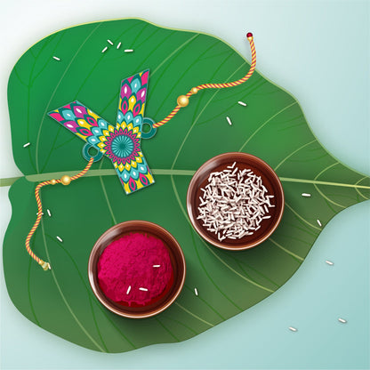 Indianvibez Alphabet Y Wooden Rakhi - Kids Rakhi - Distacart