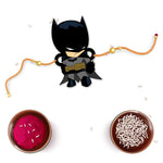 Thumbnail for Indianvibez Batman Wooden Rakhi - Kids Rakhi
