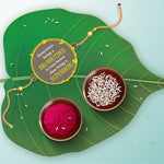 Thumbnail for Indianvibez Big Brother Superhero Wooden Rakhi with Rudraksha, Unique Rakhi for Bhaiya, Shop India - Kids Rakhi