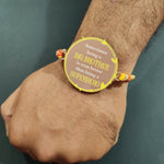 Thumbnail for Indianvibez Big Brother Superhero Wooden Rakhi with Rudraksha, Unique Rakhi for Bhaiya, Shop India - Kids Rakhi