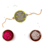 Thumbnail for Indianvibez Big Brother Superhero Wooden Rakhi with Rudraksha, Unique Rakhi for Bhaiya, Shop India - Kids Rakhi