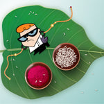 Thumbnail for Indianvibez Dexter Wooden Rakhi with Rudraksha, Cartoon Rakhi for Bro, Shop India - Kids Rakhi