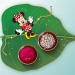 Thumbnail for Indianvibez Minnie Wooden Rakhi/Lumba - Kids Rakhi