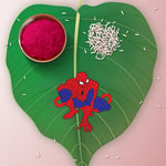 Thumbnail for Indianvibez Spiderman Wooden Rakhi with Rudraksha, Superhero Rakhi for Kids & Bro, Shop India - Kids Rakhi
