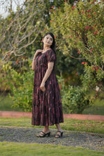 Thumbnail for Preksha Creation Women Multicolour Georgette Floral Maxi dress Gown
