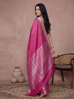 Thumbnail for Anaita R Pink Cotton Saree With Blouse - Distacart