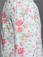 Thumbnail for Ahalyaa Women's Traditional Wear Co-ords - Powder Blue - Distacart
