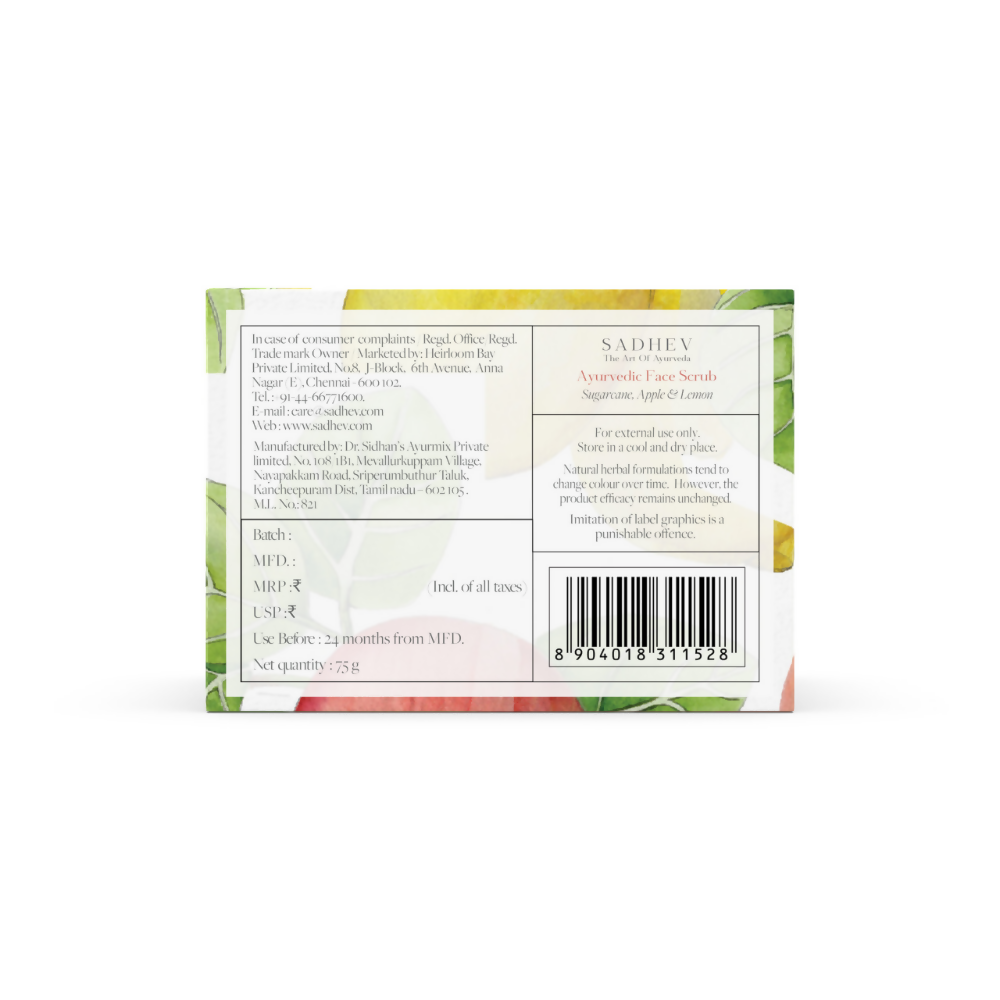 Sadhev Ayurvedic Face Scrub - Distacart