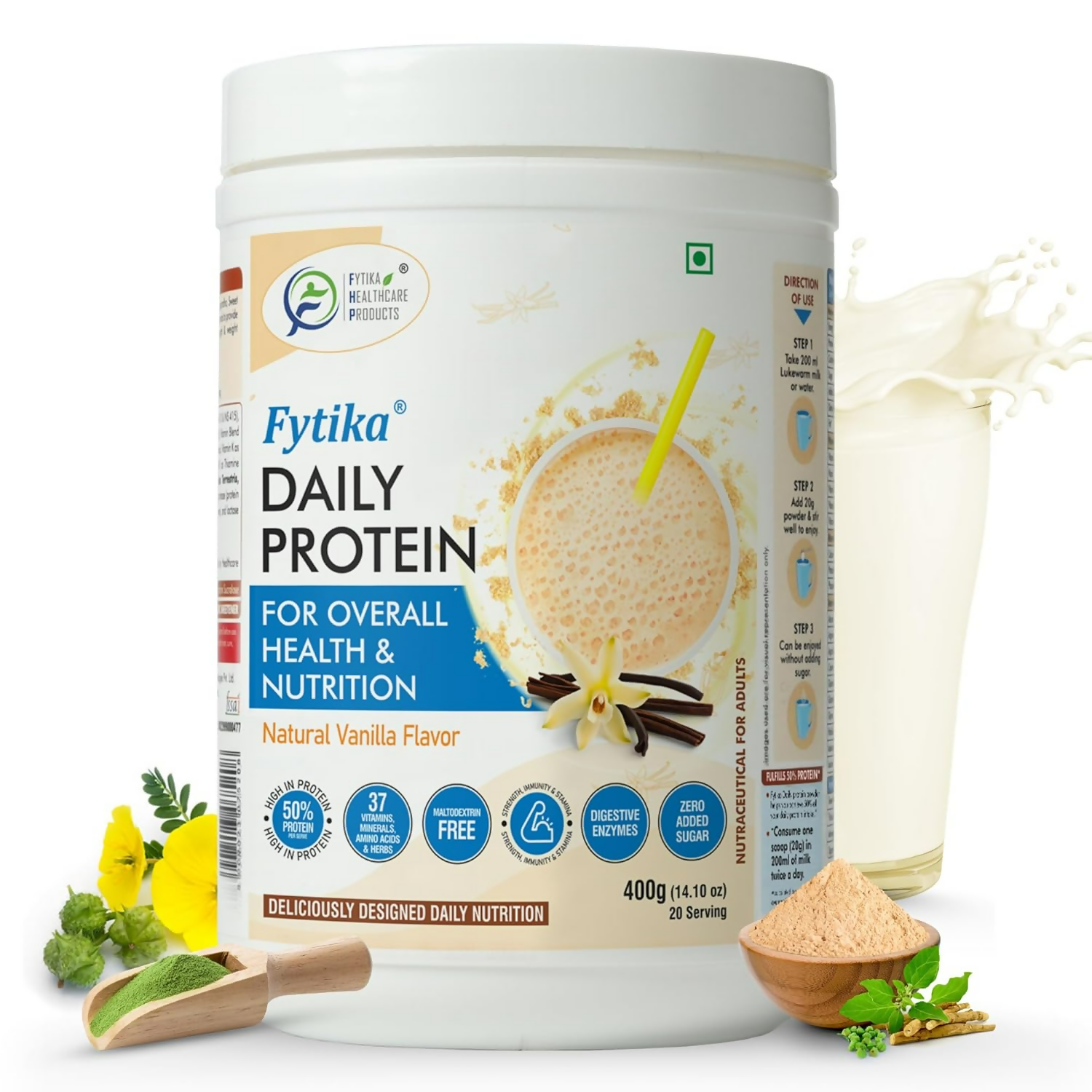 Fytika Healthcare Products Daily Protein Powder - Distacart