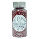Thumbnail for confect red disco balls sprinkles 3 mm 120 gms
