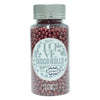 confect red disco balls sprinkles 3 mm 120 gms