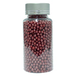 Thumbnail for confect red disco balls sprinkles 3 mm 120 gms