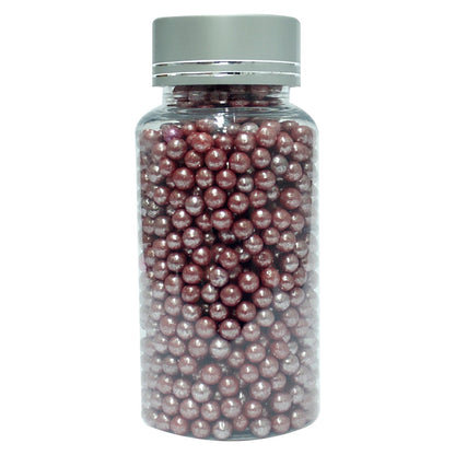 confect red disco balls sprinkles 4 mm 120 gms