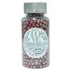 confect red disco balls sprinkles 6 mm 120 gms