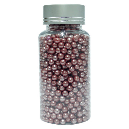 confect red disco balls sprinkles 6 mm 120 gms