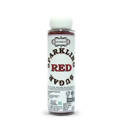 red sparkling sugar100 gms