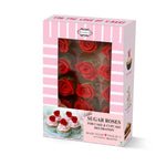 Thumbnail for sugar roses for cake cupcake decoration red 120 gms