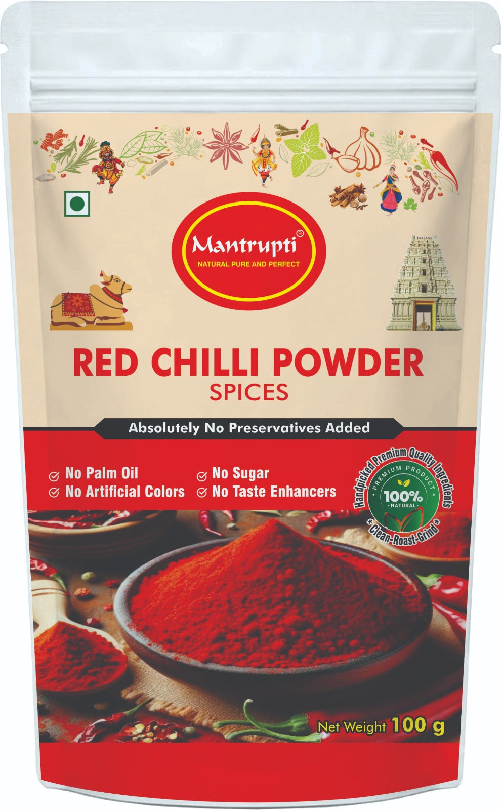 Mantrupti Red Chilli Powder - Dista