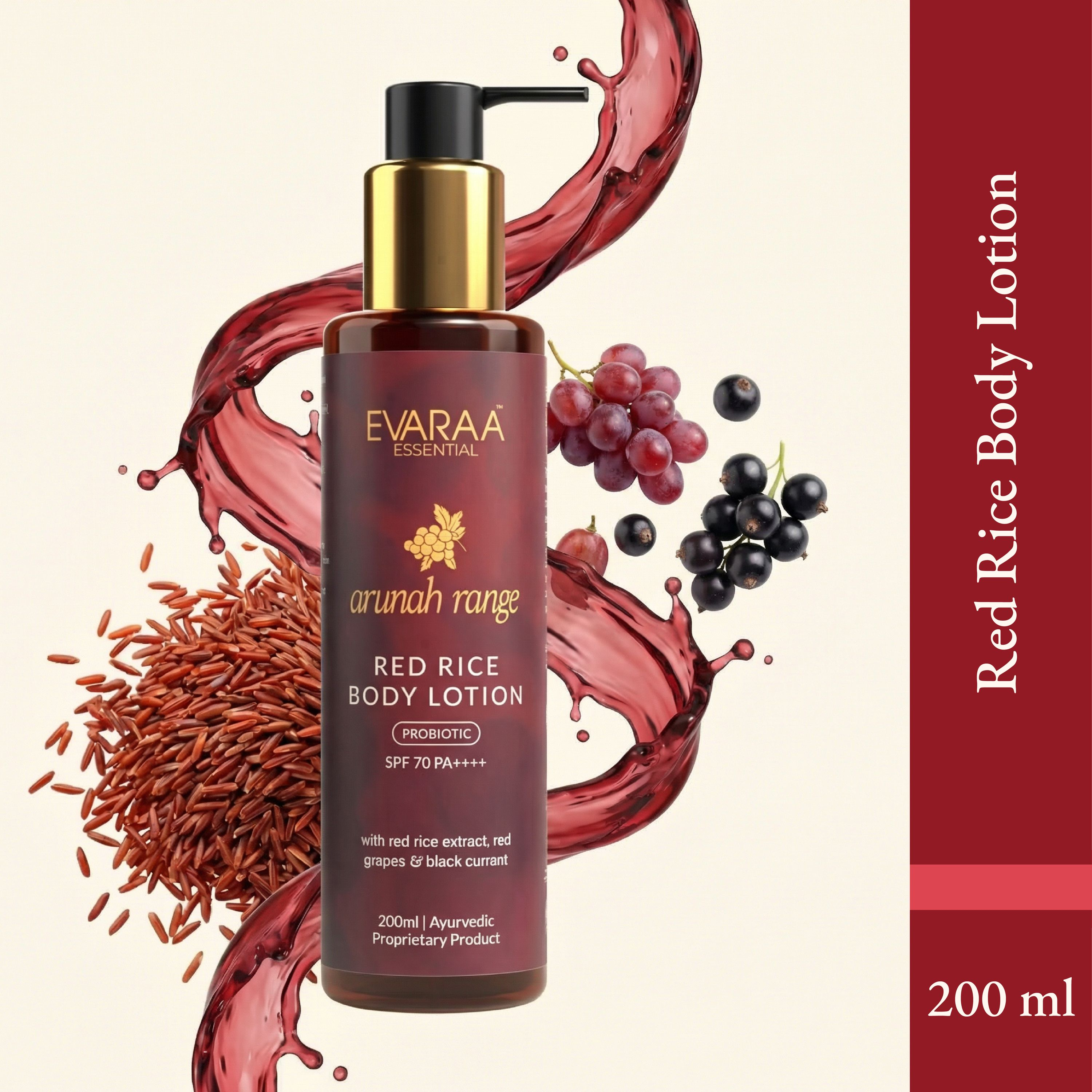 Evaraa Essential Red Rice Body Lotion - Distacart