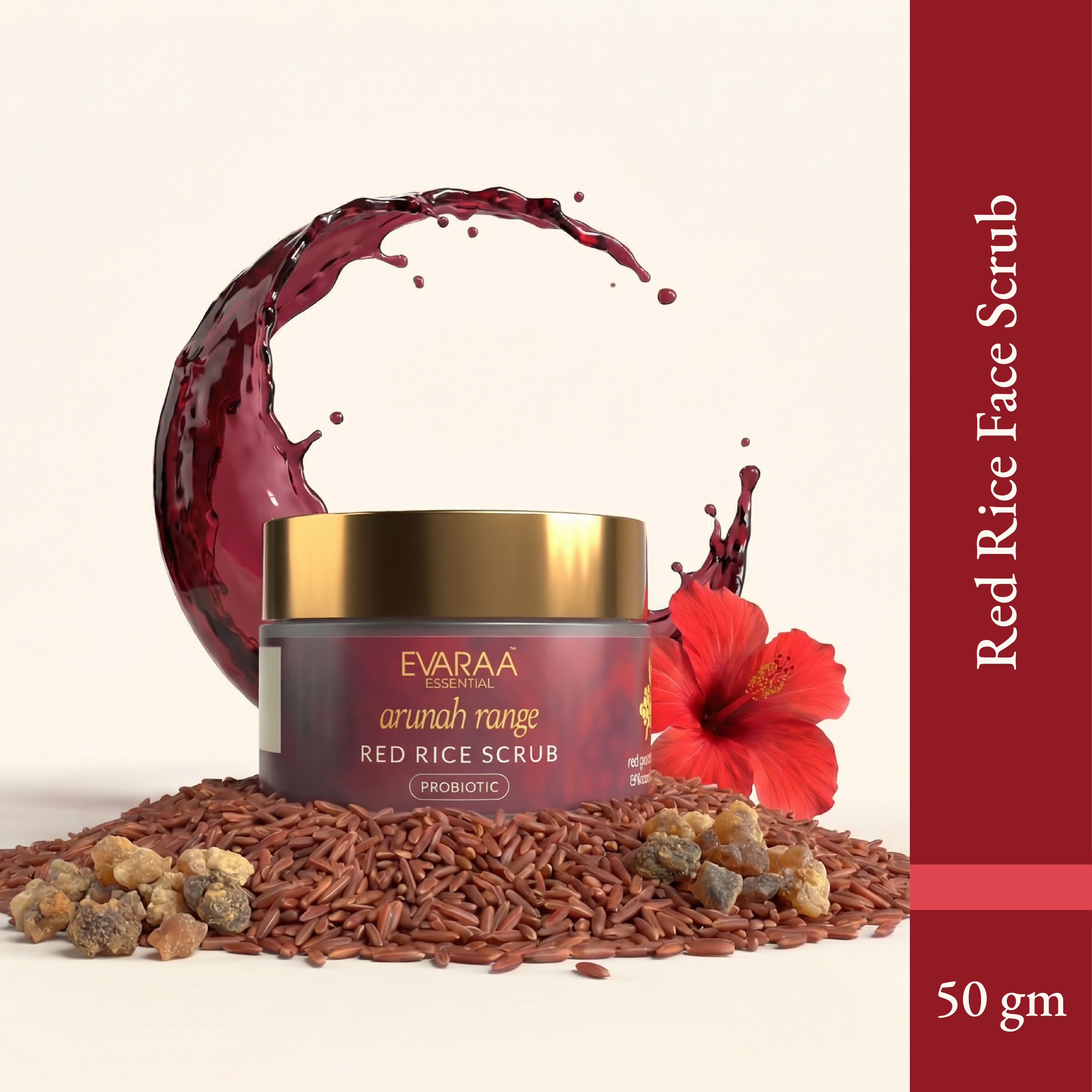 Evaraa Essential Red Rice Scrub - Distacart