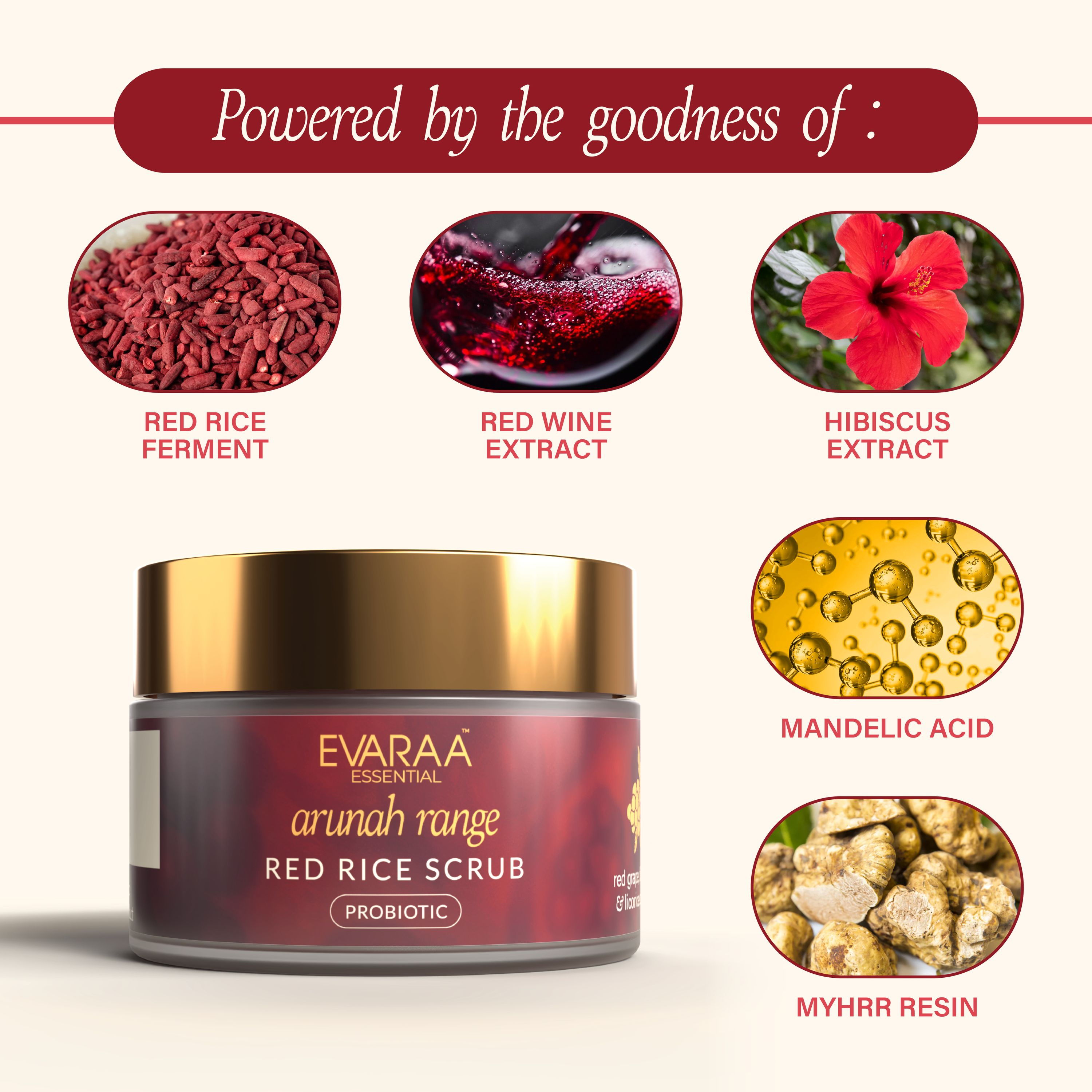 Evaraa Essential Red Rice Scrub - Distacart