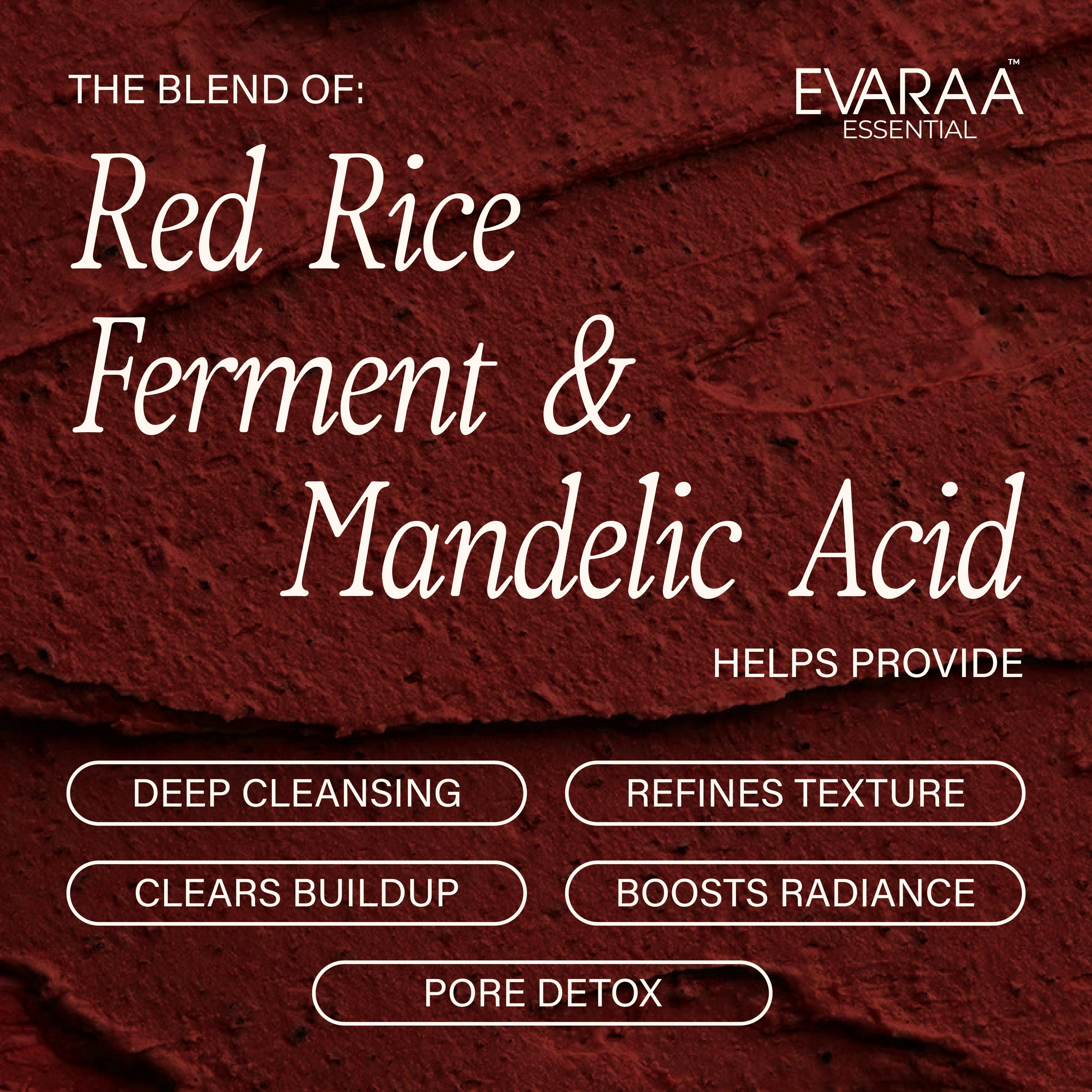 Evaraa Essential Red Rice Scrub - Distacart