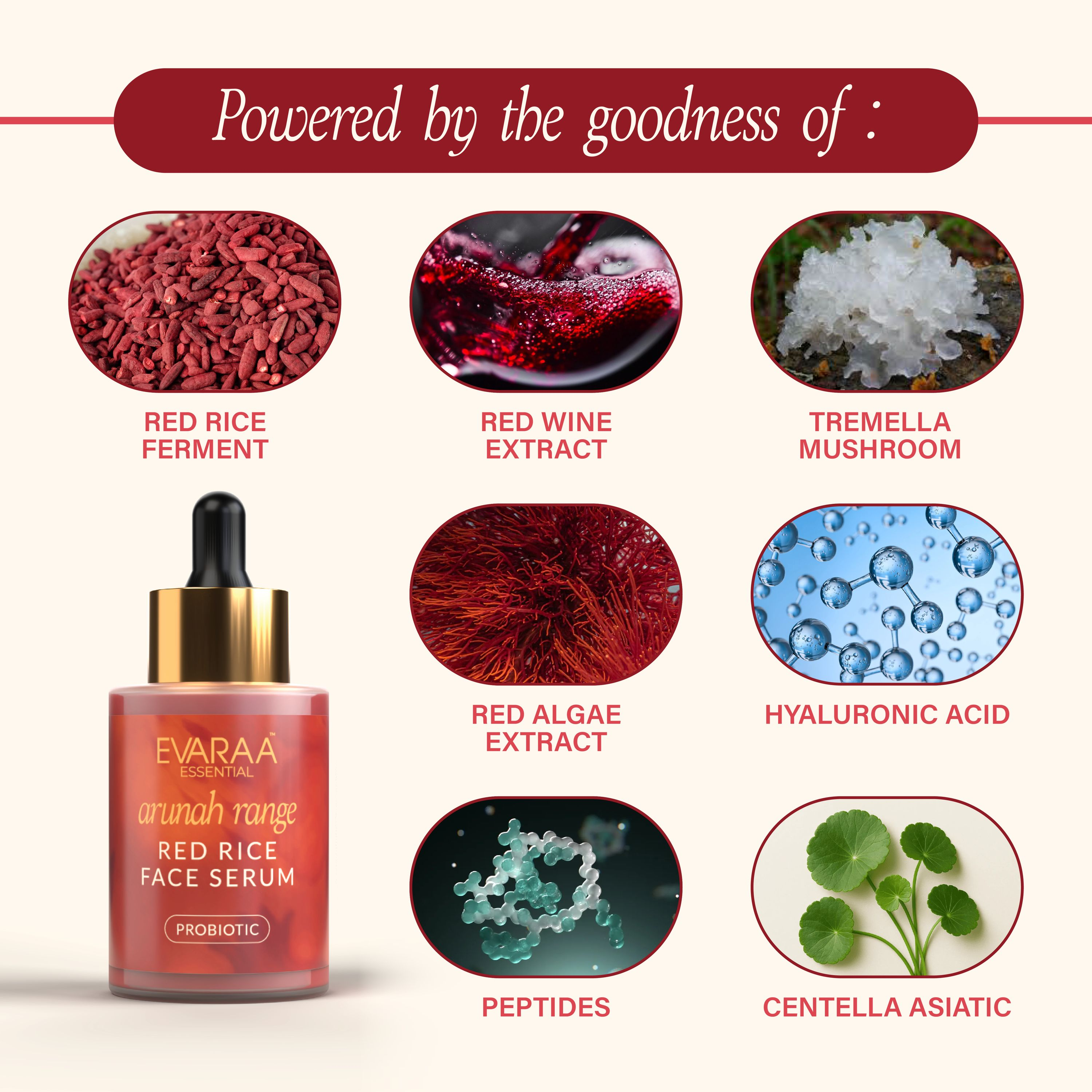 Evaraa Essential Red Rice Serum - Distacart