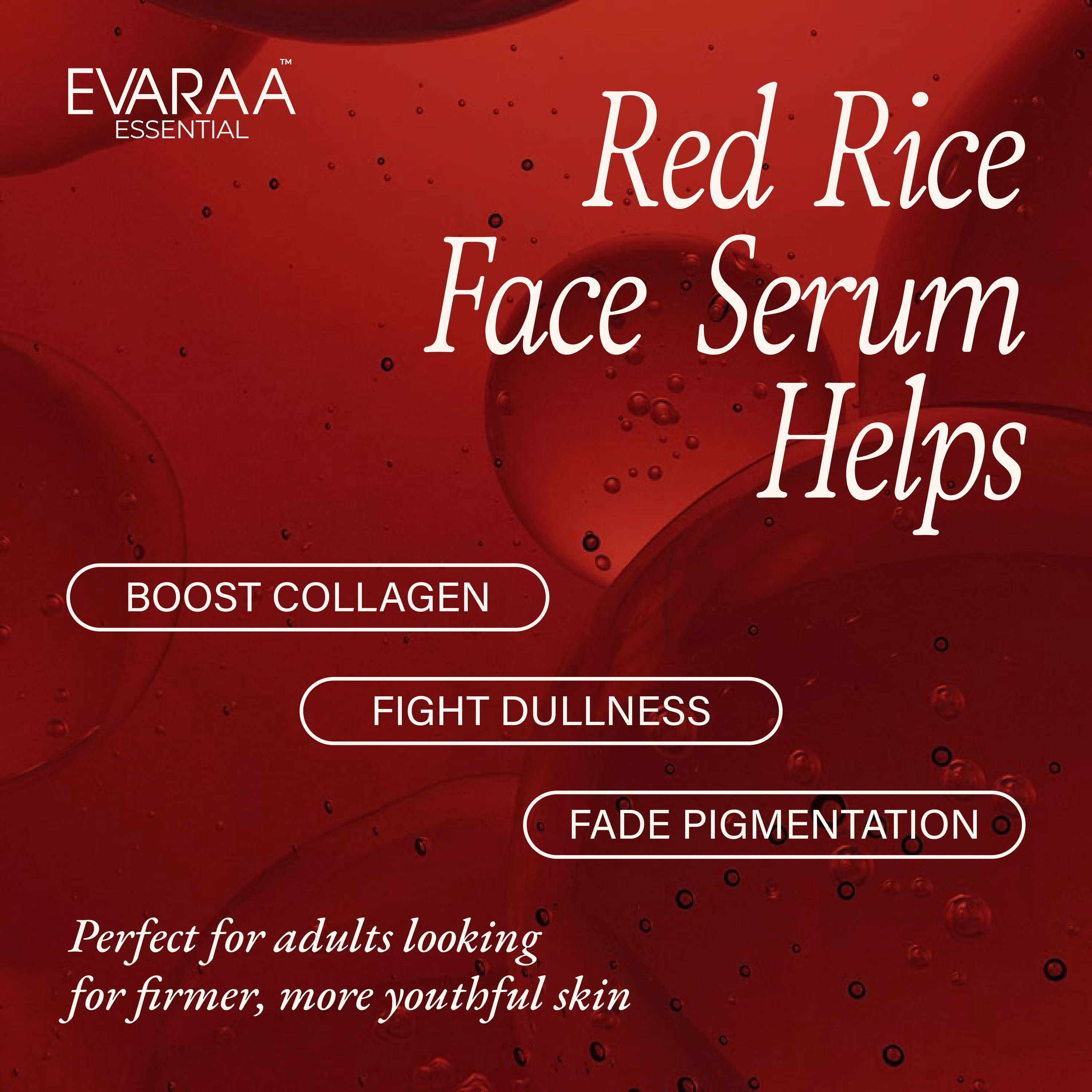 Evaraa Essential Red Rice Serum - Distacart