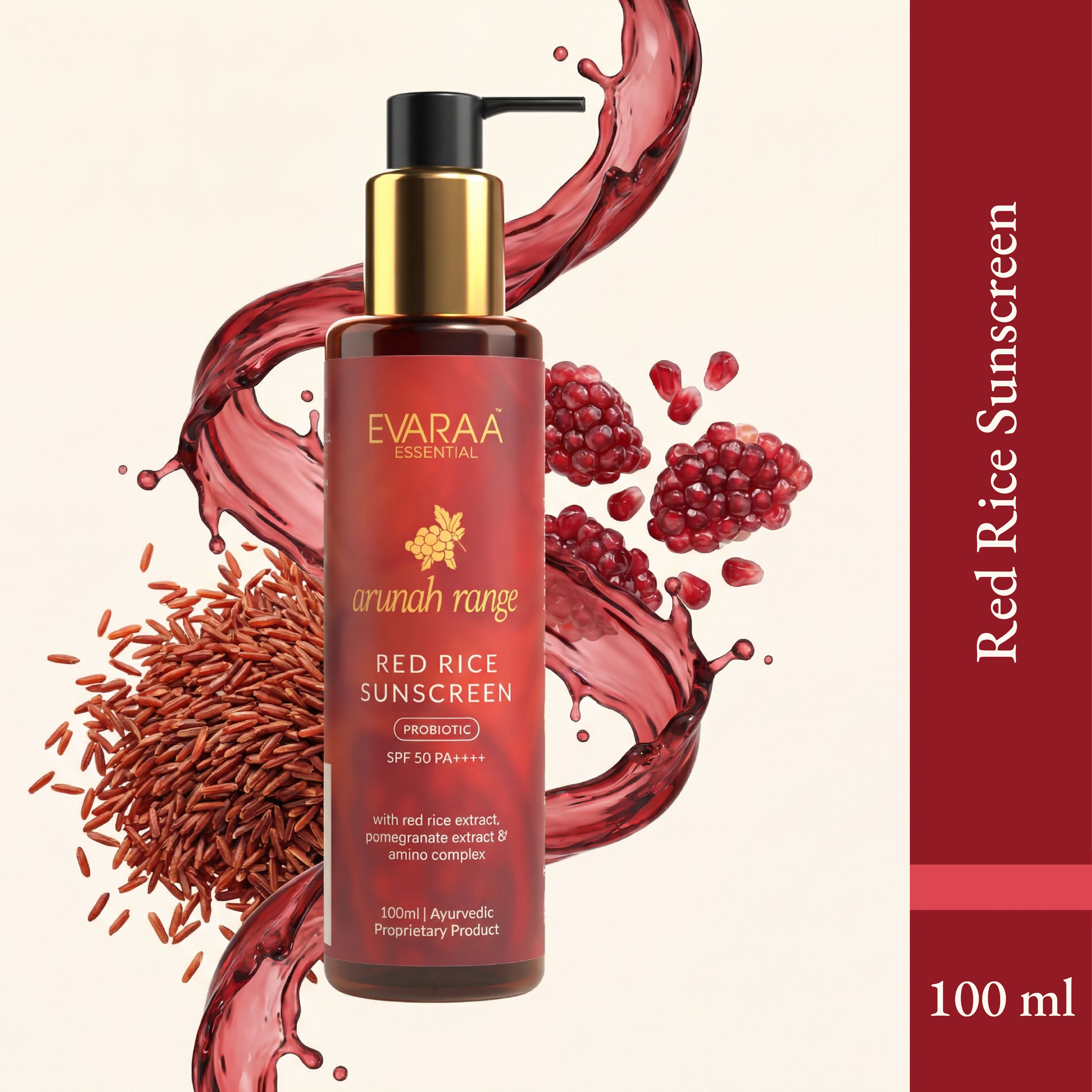 Evaraa Essential Red Rice Sunscreen - Distacart
