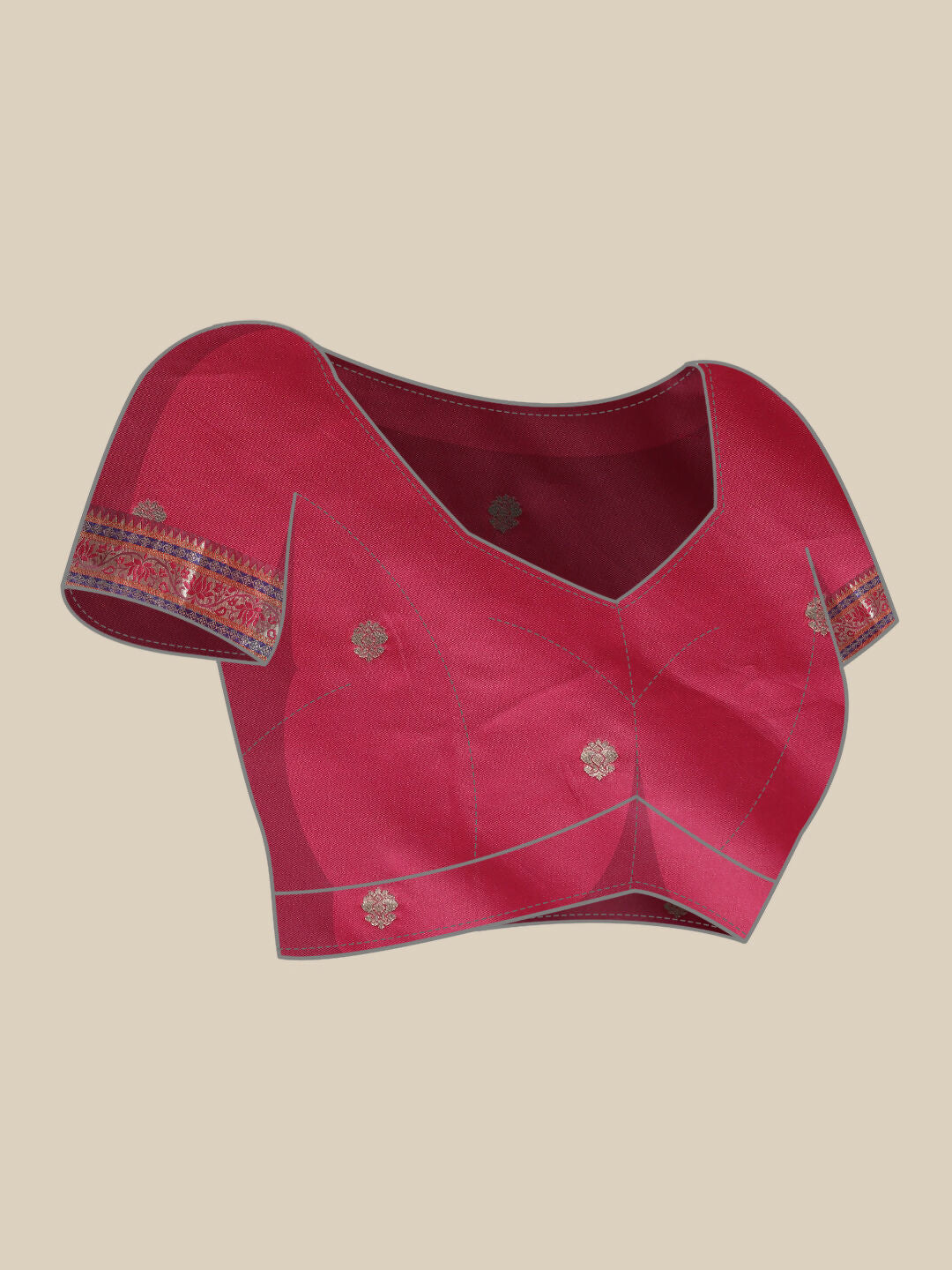 Astita Silk Blend Rama Saree