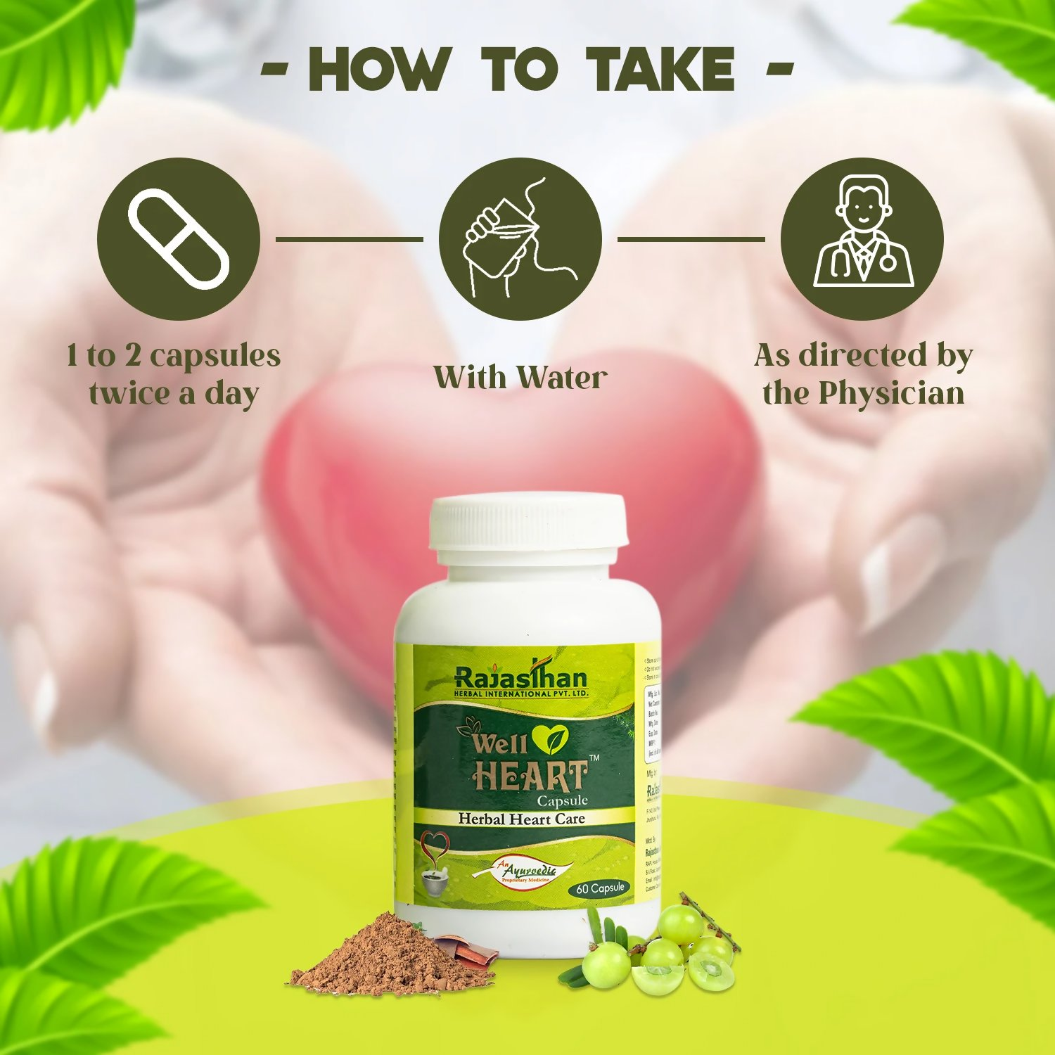 Rajasthan Herbals Well Heart Capsules