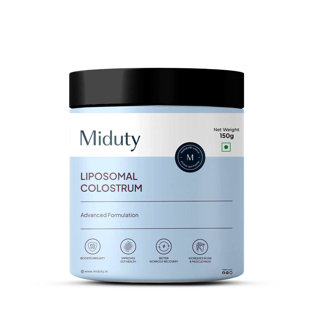 Miduty by Palak Notes Liposomal Colostrum Advance Formulation - Distacart