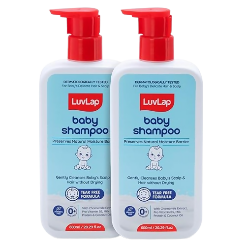 LuvLap Milky Soft Baby Shampoo with Milk Protein, Vitamin E & Coconut Oil, Shea Butter & Chamomile - Distacart