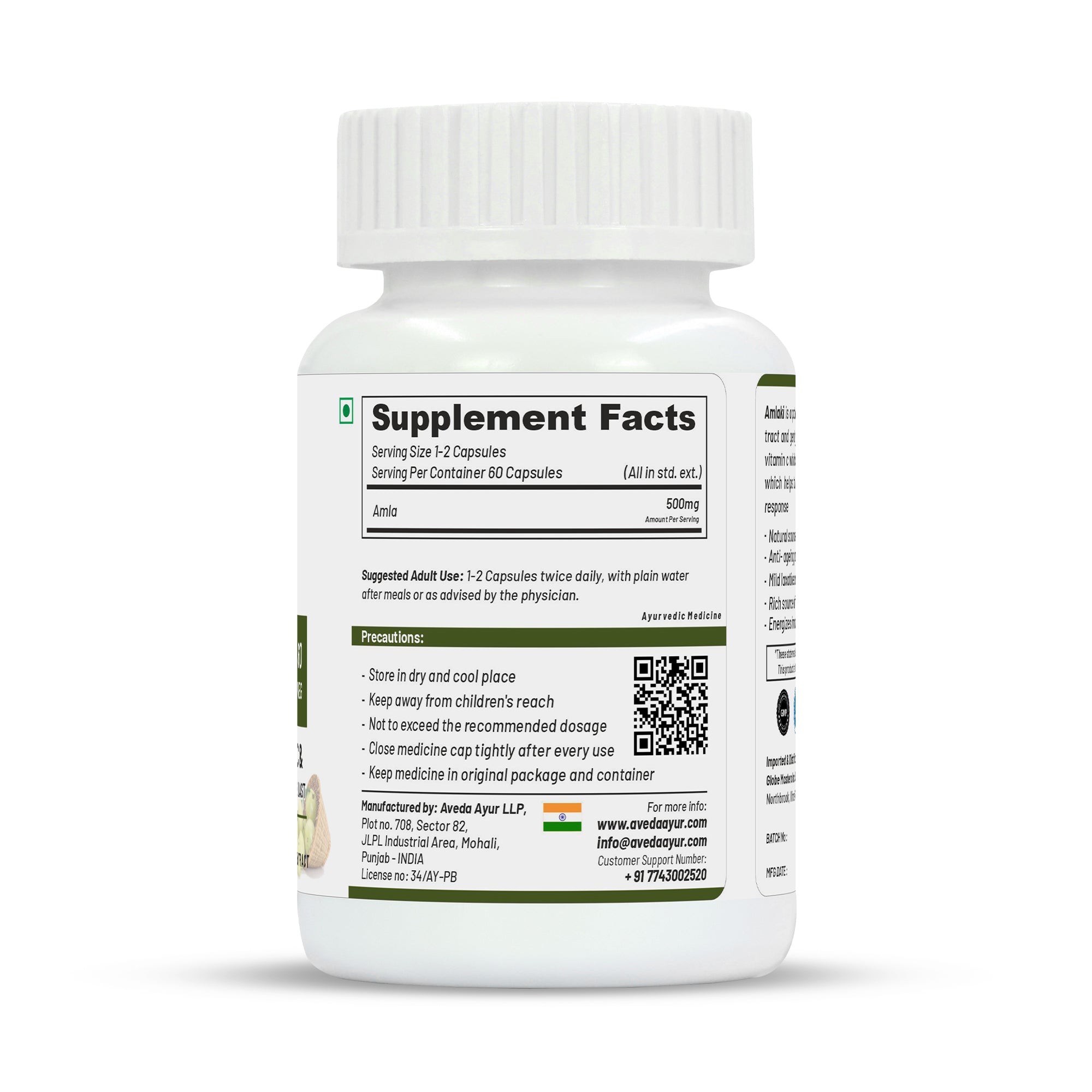 Life Aveda Premium Amlaki Capsules - Distacart
