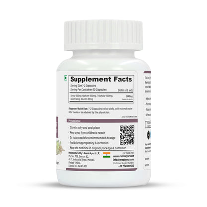 Life Aveda Lax Lite Plus Veg Capsules - Distacart