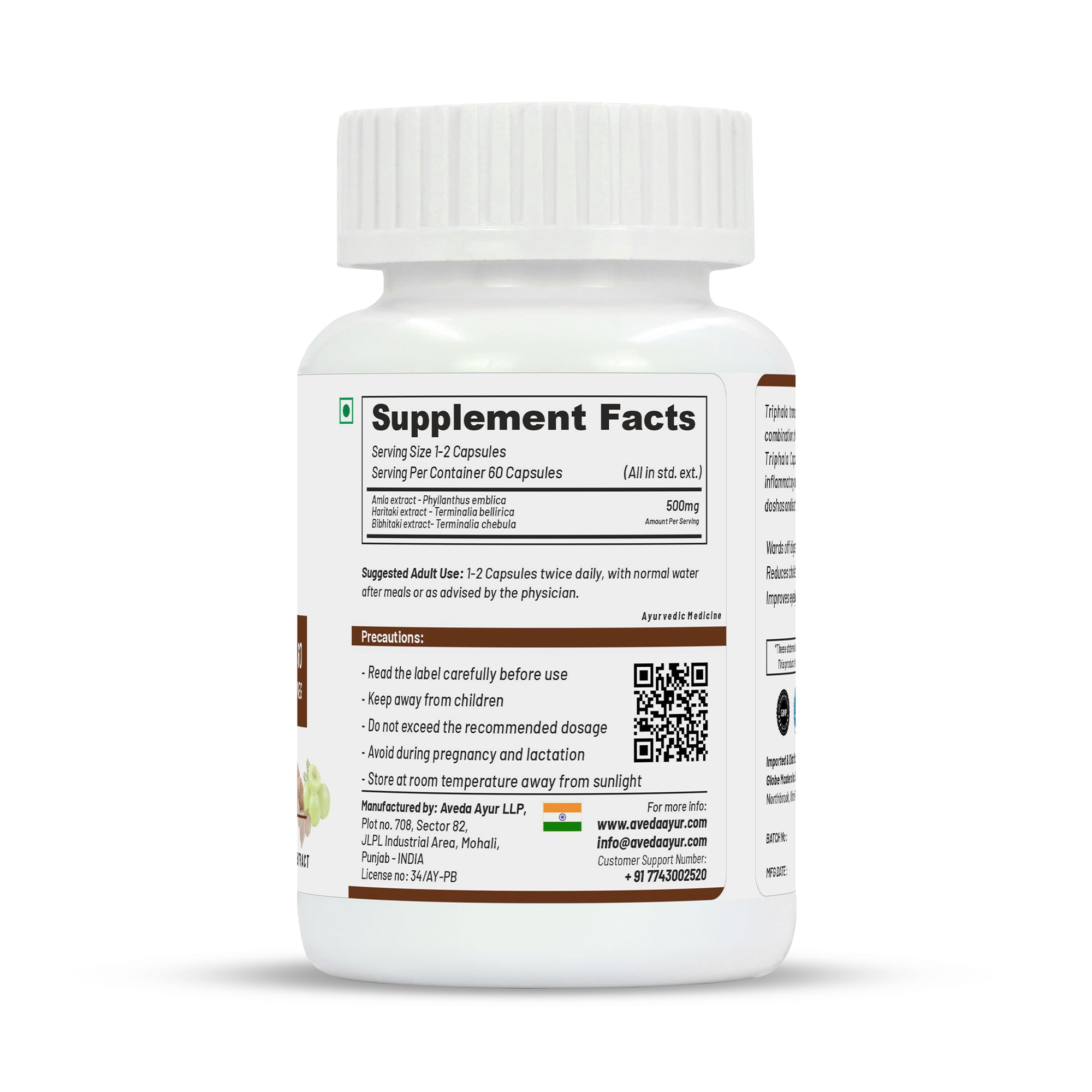 Life Aveda Triphala Capsules - Distacart