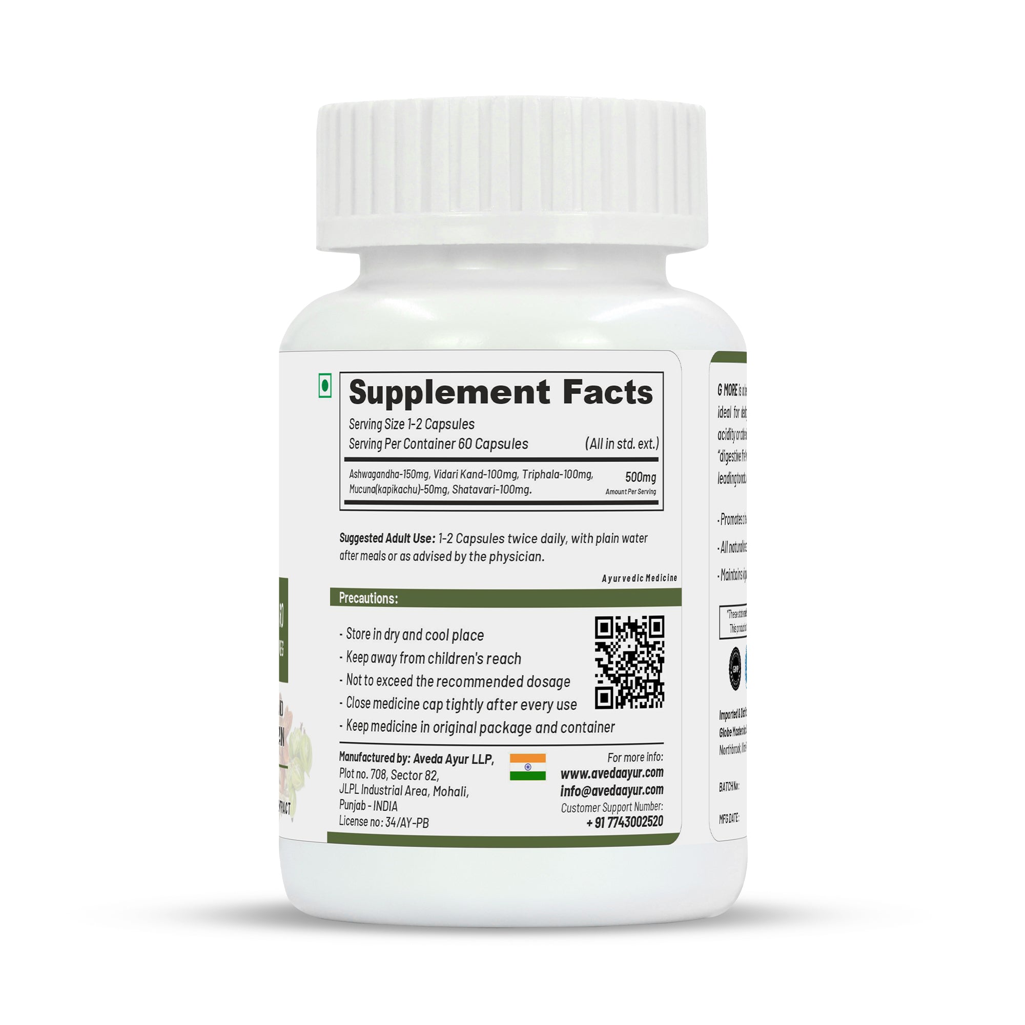 Life Aveda Premium G More Capsules - Distacart