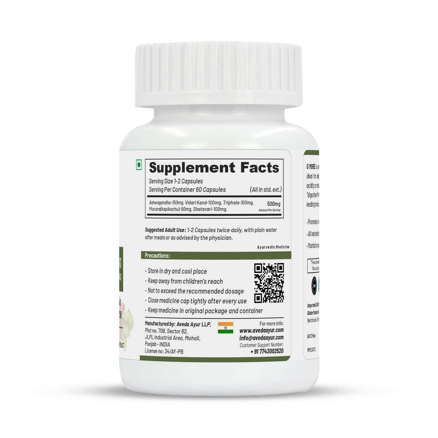 Life Aveda Premium G More Capsules - Distacart