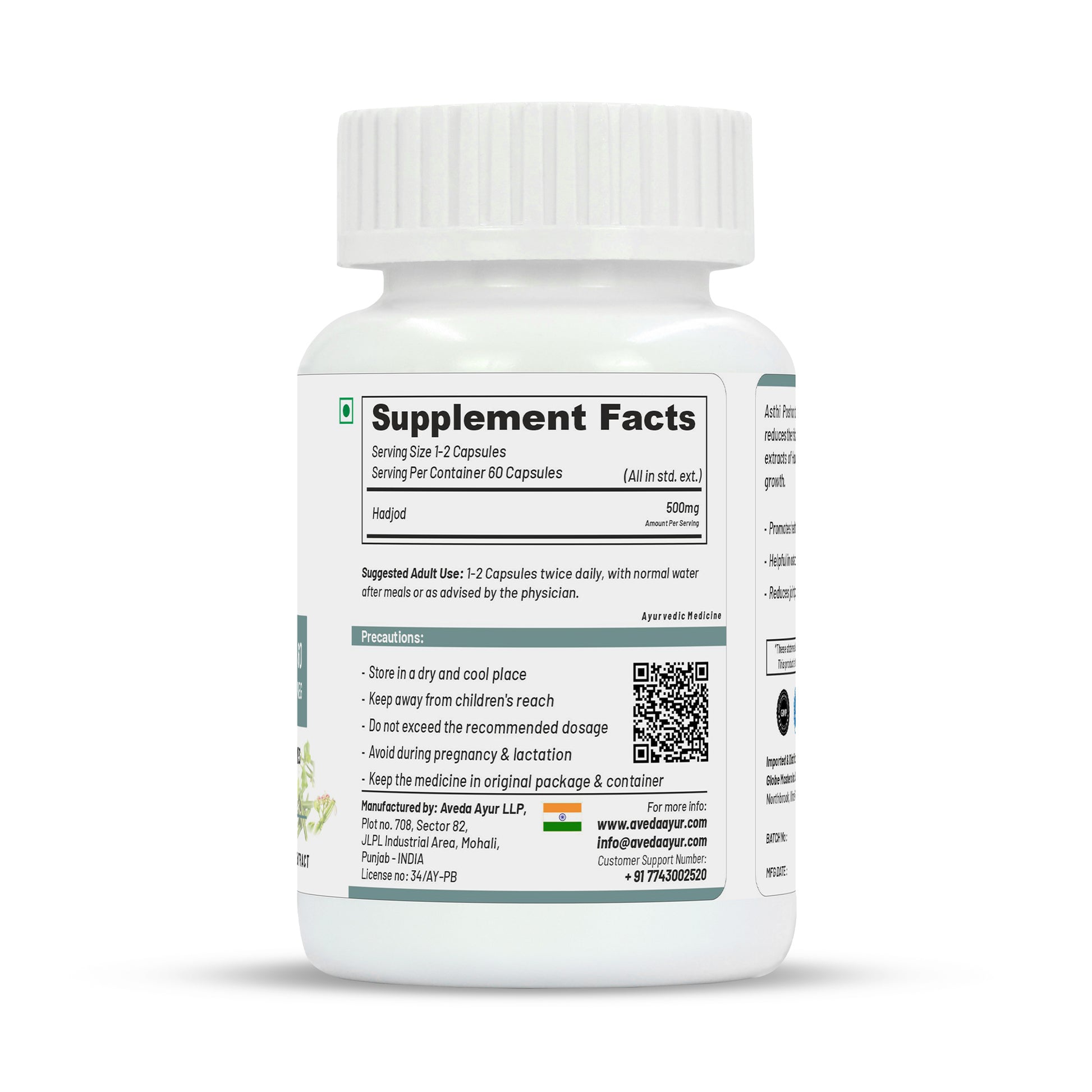 Life Aveda Asthi-Poshan Capsules - Distacart