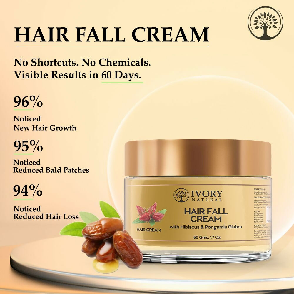 Ivory Natural Hair Fall Cream For Hair Fall & Less Hair Control - Distacart