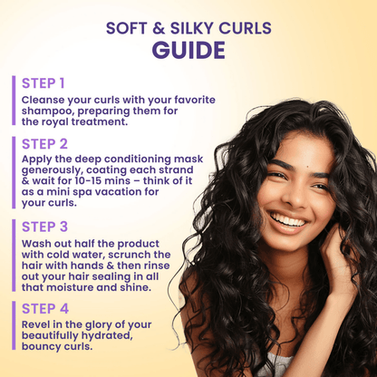 Alps Goodness Deep Conditioning Curl Mask with Moroccan Oil & Green Tea - Distacart