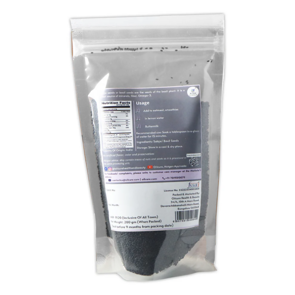 Nxtgen Ayurveda Sabja/ Basil Seeds - Distacart