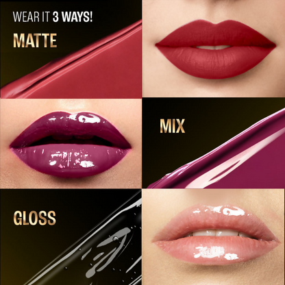 Lakme Ultimate Glam 4 In 1 Lip Stack - Evening Glam - Distacart