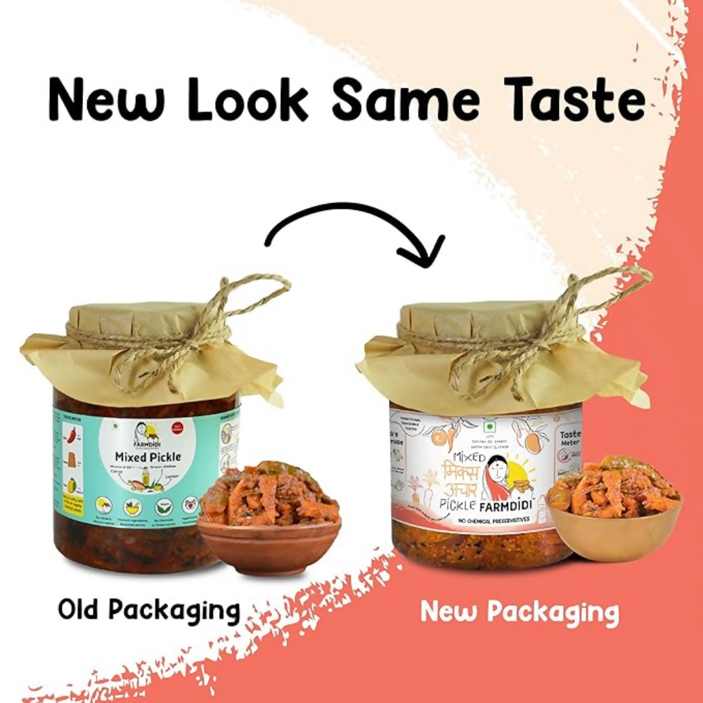 FarmDidi Mixed Pickle - Tangy & Salty - Distacart