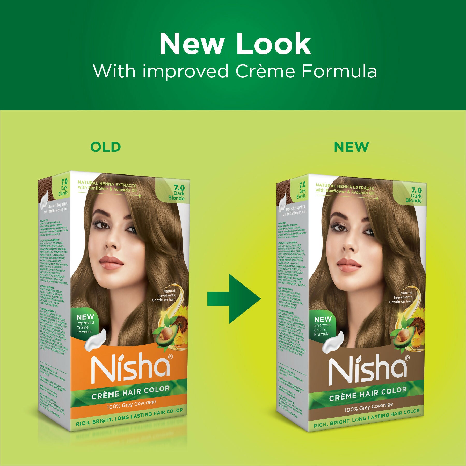 Nisha Creme Hair Color for Women - Dark Blonde - Distacart
